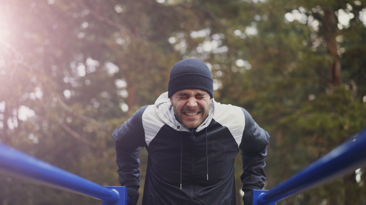 Natural supplements and active lifestyle for men